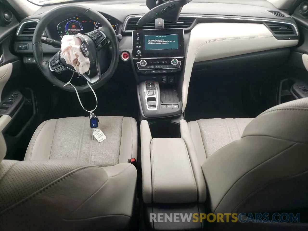 8 Фотография поврежденного автомобиля 19XZE4F99NE013494 HONDA INSIGHT 2022