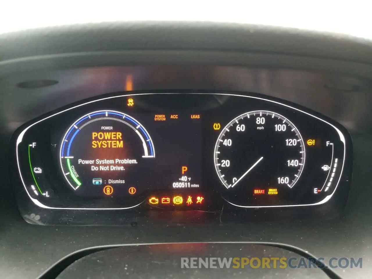 9 Фотография поврежденного автомобиля 19XZE4F99NE013494 HONDA INSIGHT 2022