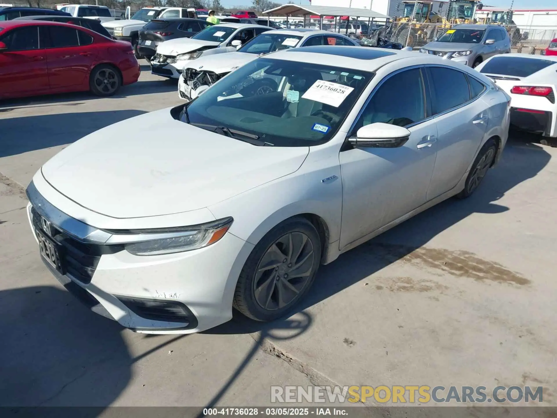 2 Photograph of a damaged car 19XZE4F9XNE001306 HONDA INSIGHT 2022
