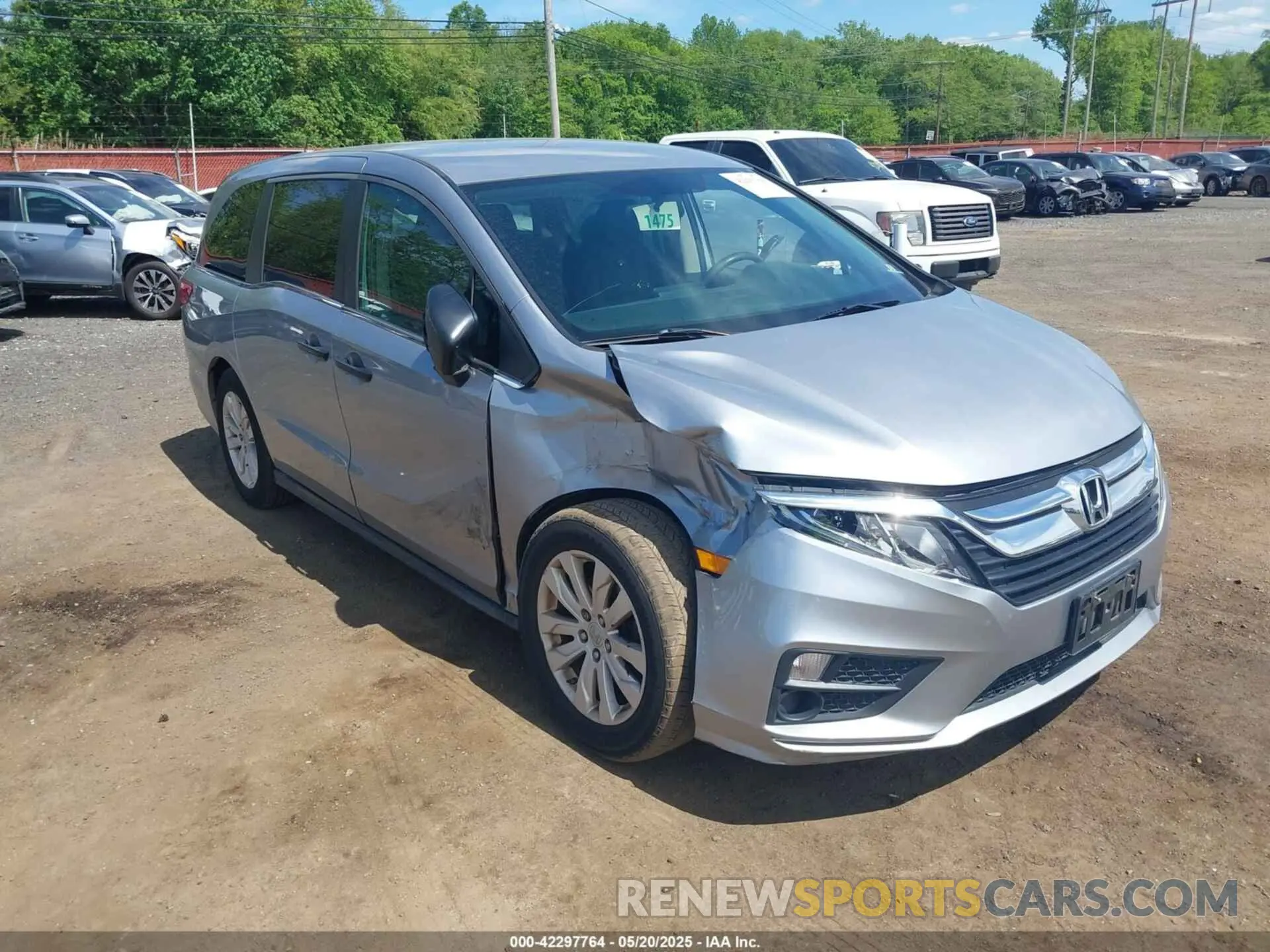 6 Фотография поврежденного автомобиля 5FNRL6H25KB022751 HONDA ODYSSEY 2019
