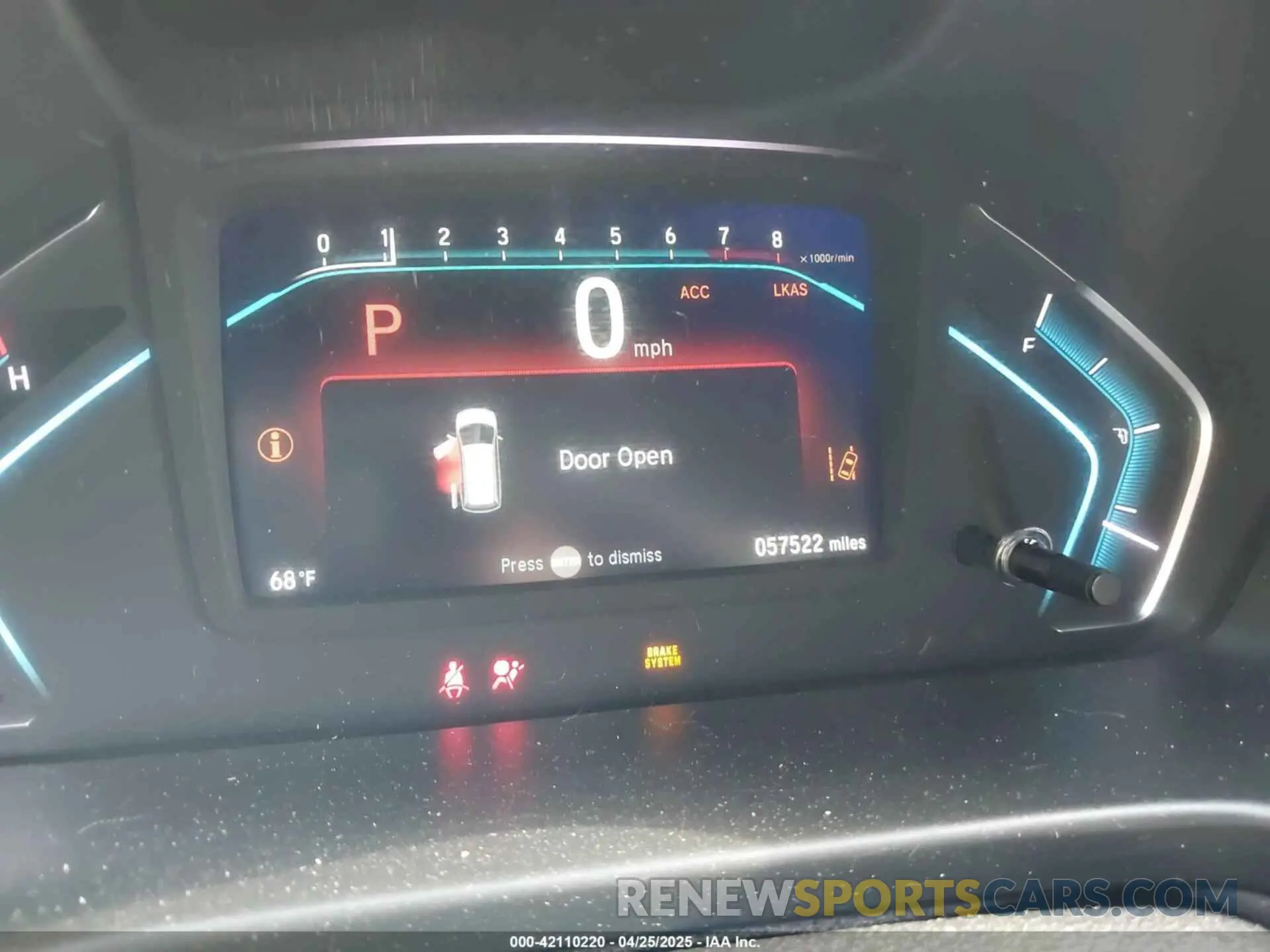 7 Фотография поврежденного автомобиля 5FNRL6H50KB001882 HONDA ODYSSEY 2019