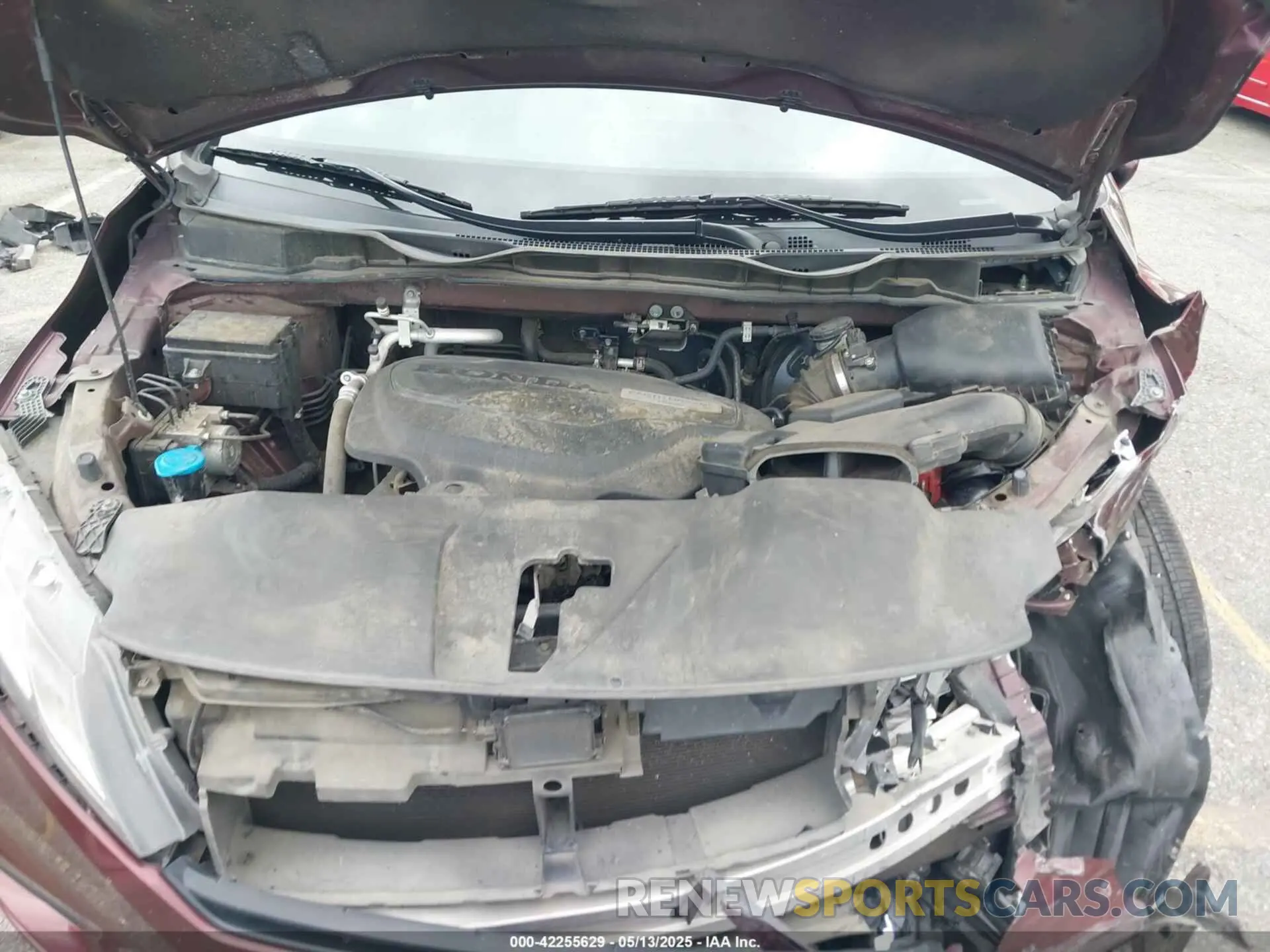 10 Photograph of a damaged car 5FNRL6H53KB046833 HONDA ODYSSEY 2019
