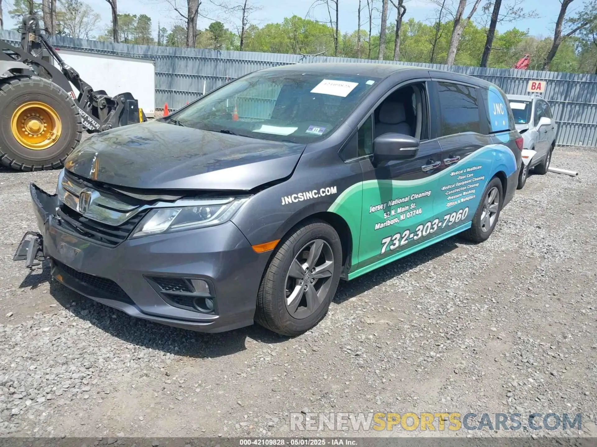 2 Photograph of a damaged car 5FNRL6H53KB137441 HONDA ODYSSEY 2019
