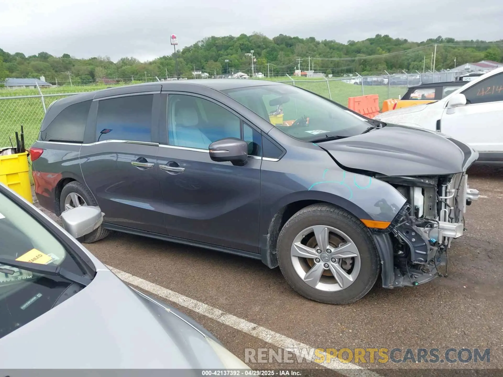 14 Фотография поврежденного автомобиля 5FNRL6H54KB096866 HONDA ODYSSEY 2019