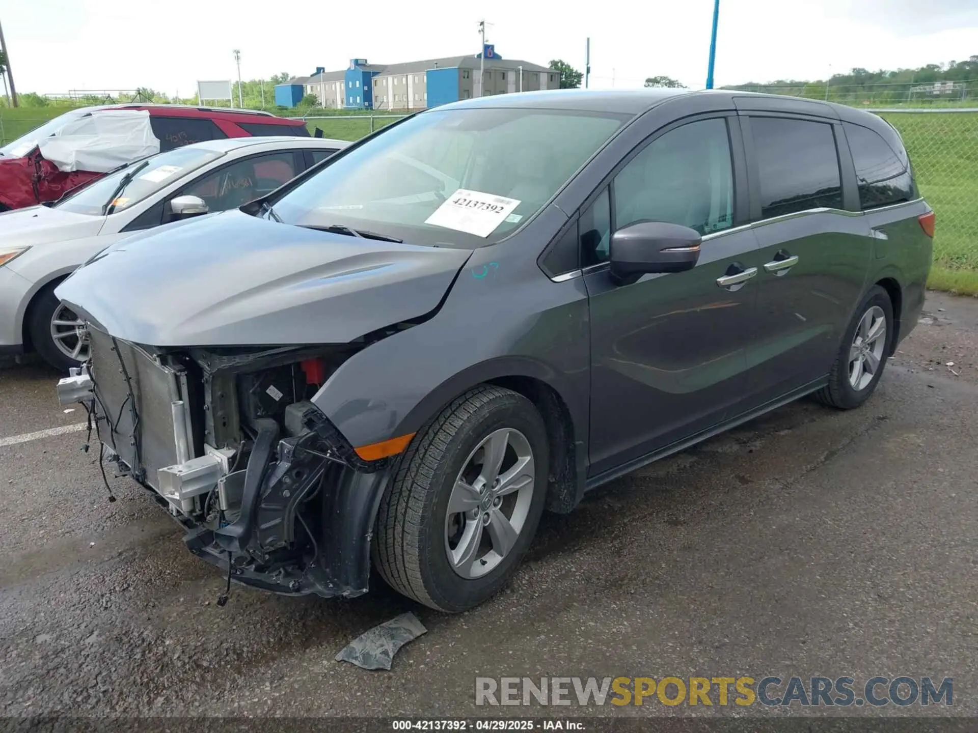 2 Фотография поврежденного автомобиля 5FNRL6H54KB096866 HONDA ODYSSEY 2019