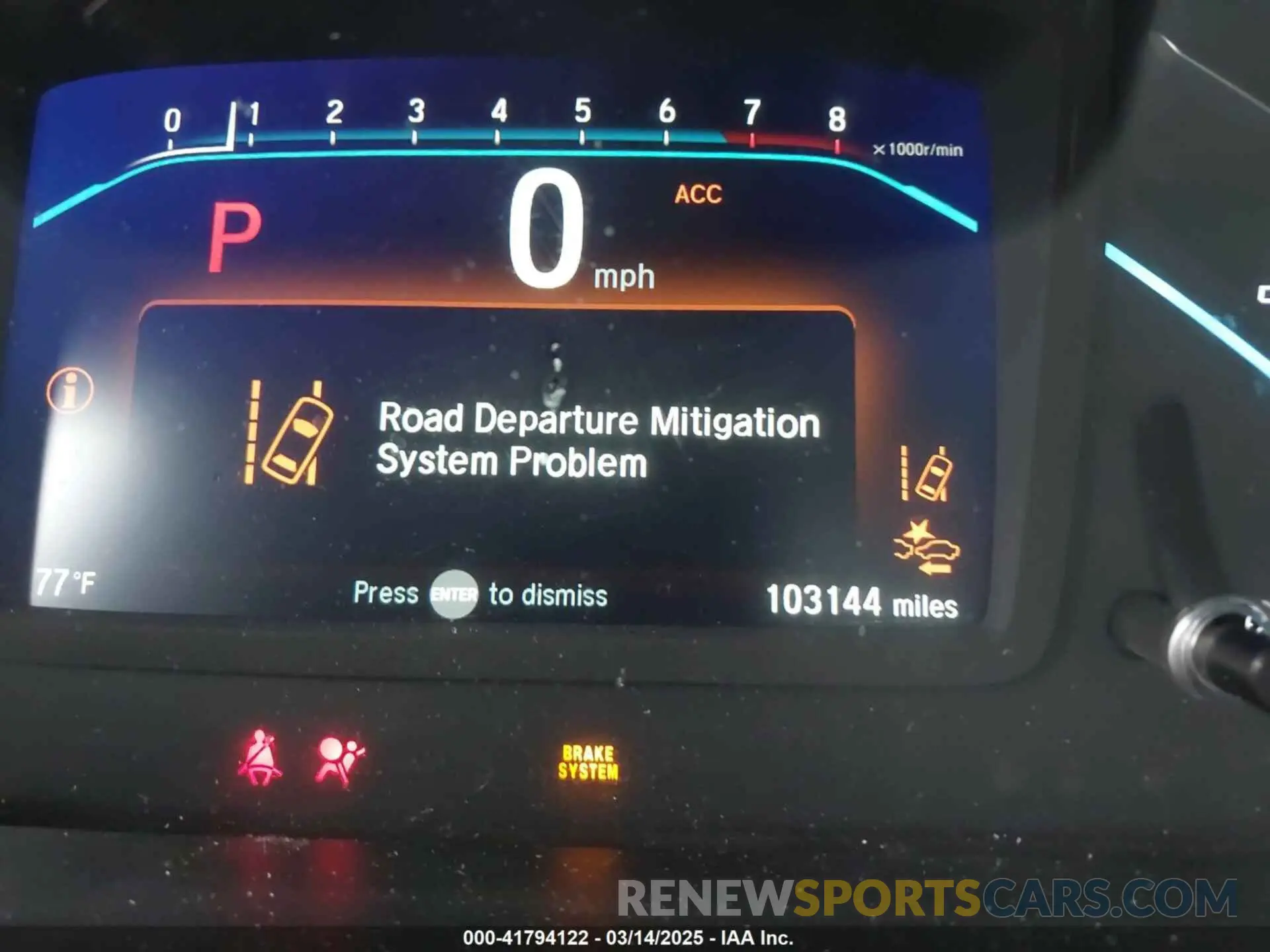 15 Photograph of a damaged car 5FNRL6H57KB049802 HONDA ODYSSEY 2019