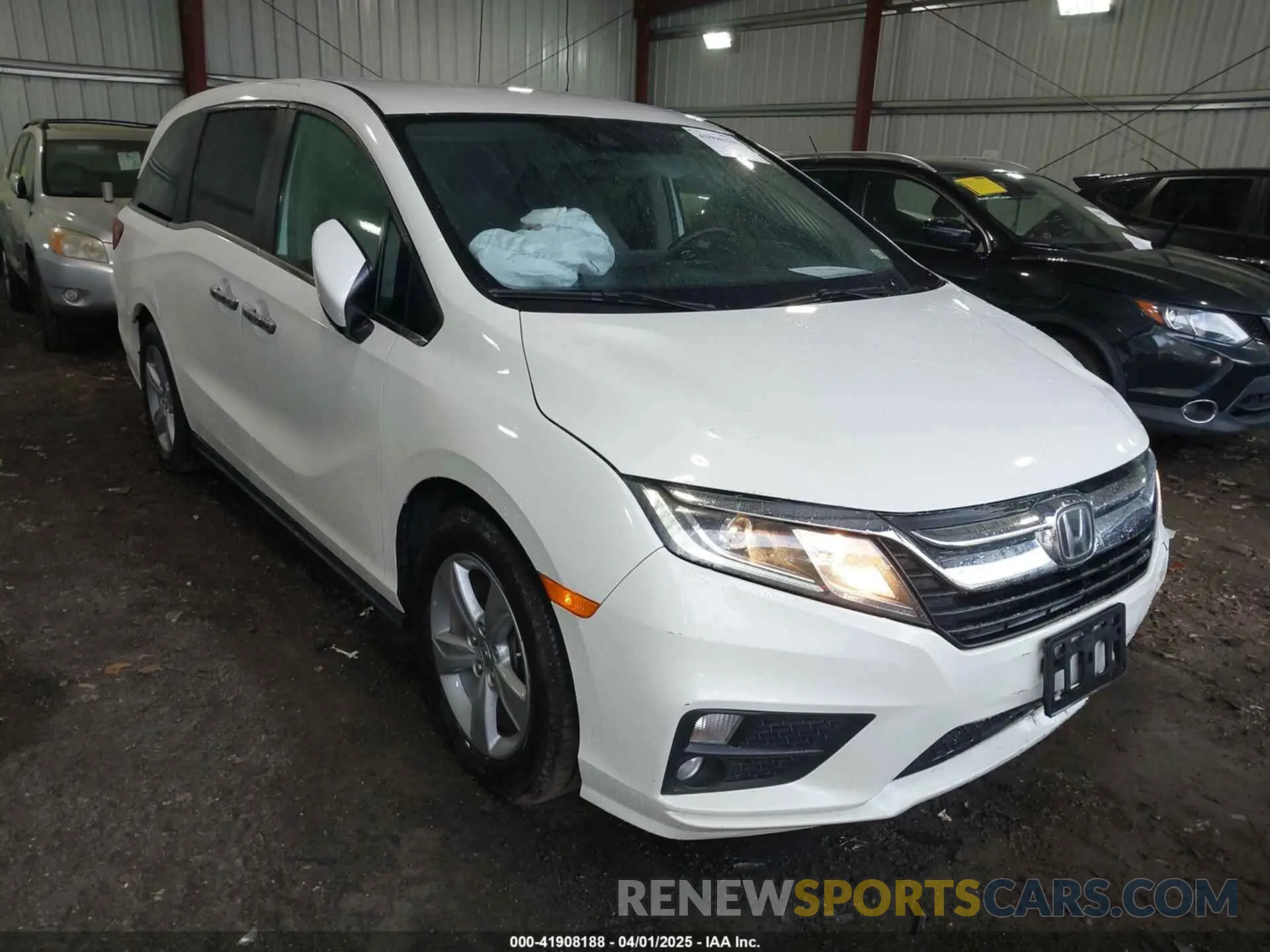 1 Фотография поврежденного автомобиля 5FNRL6H57KB087739 HONDA ODYSSEY 2019