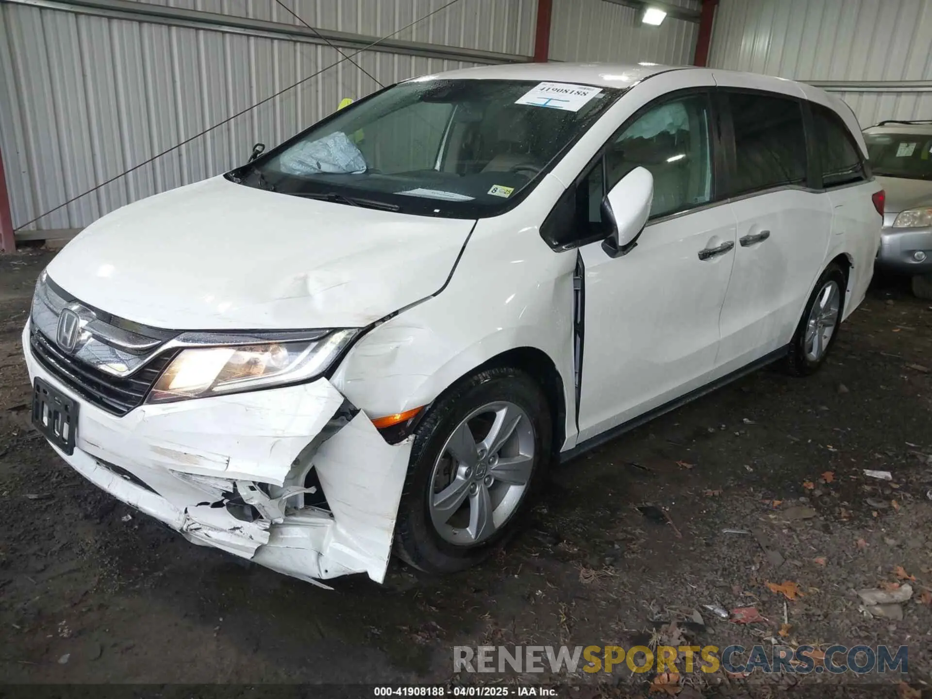 2 Фотография поврежденного автомобиля 5FNRL6H57KB087739 HONDA ODYSSEY 2019