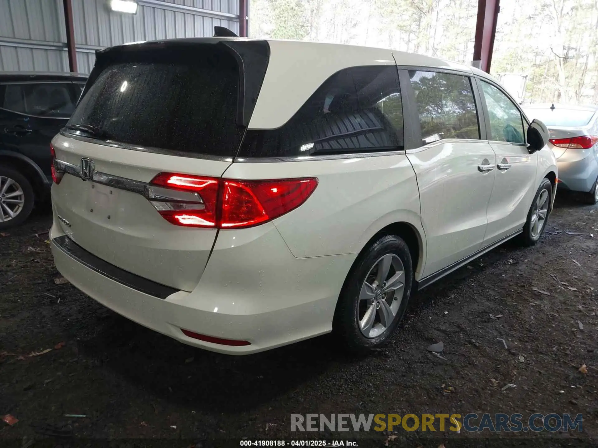 4 Фотография поврежденного автомобиля 5FNRL6H57KB087739 HONDA ODYSSEY 2019