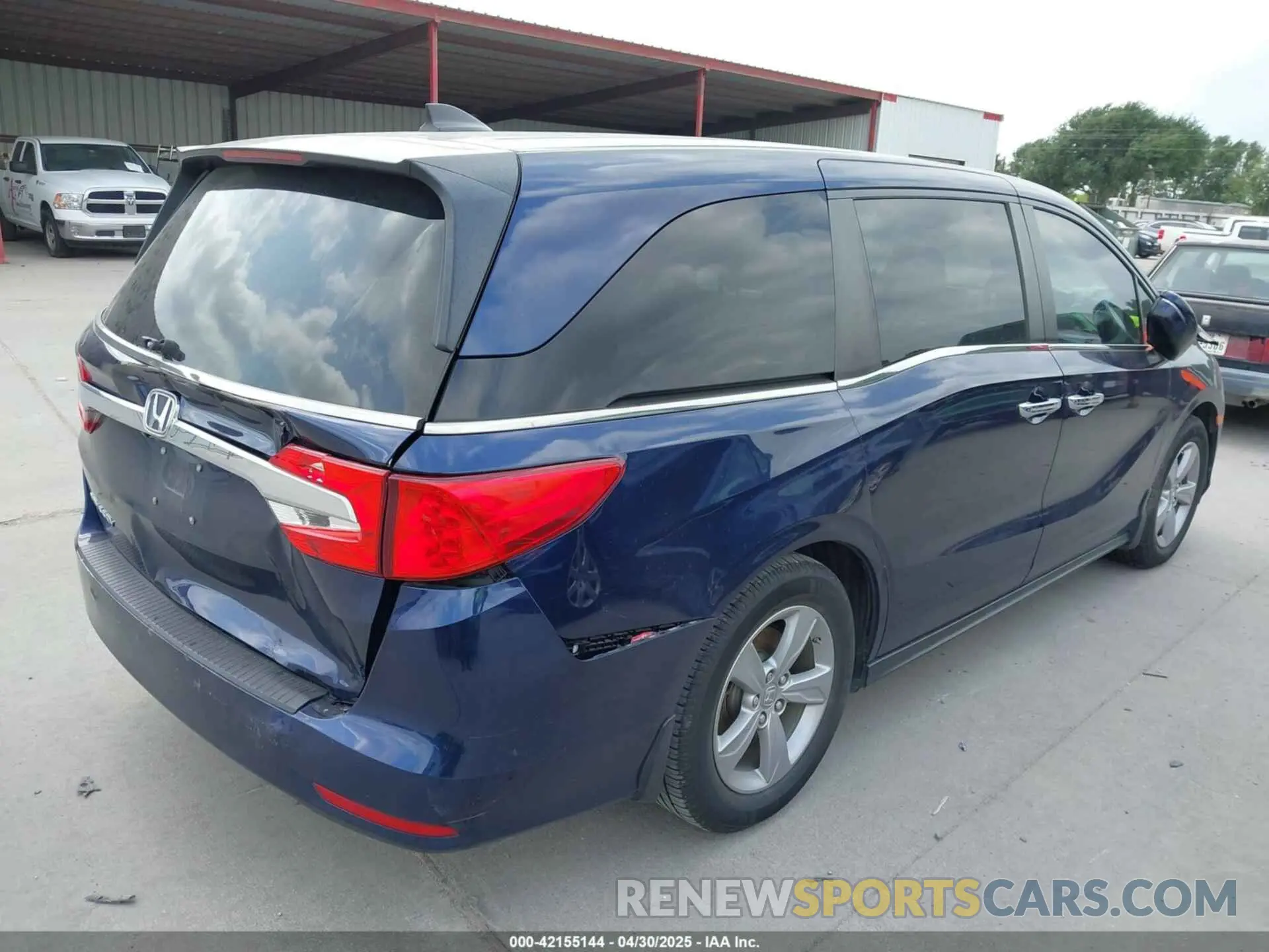 4 Фотография поврежденного автомобиля 5FNRL6H59KB135936 HONDA ODYSSEY 2019