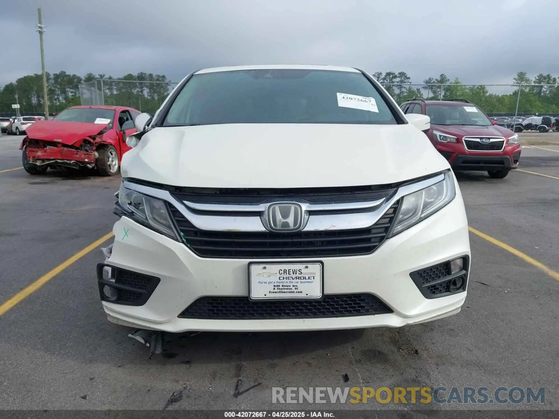 12 Фотография поврежденного автомобиля 5FNRL6H70KB083596 HONDA ODYSSEY 2019