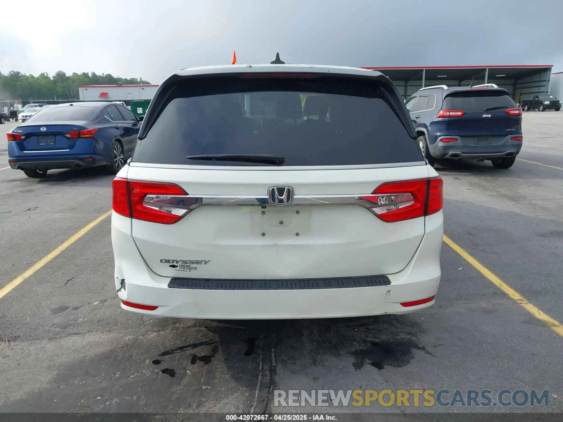 16 Фотография поврежденного автомобиля 5FNRL6H70KB083596 HONDA ODYSSEY 2019