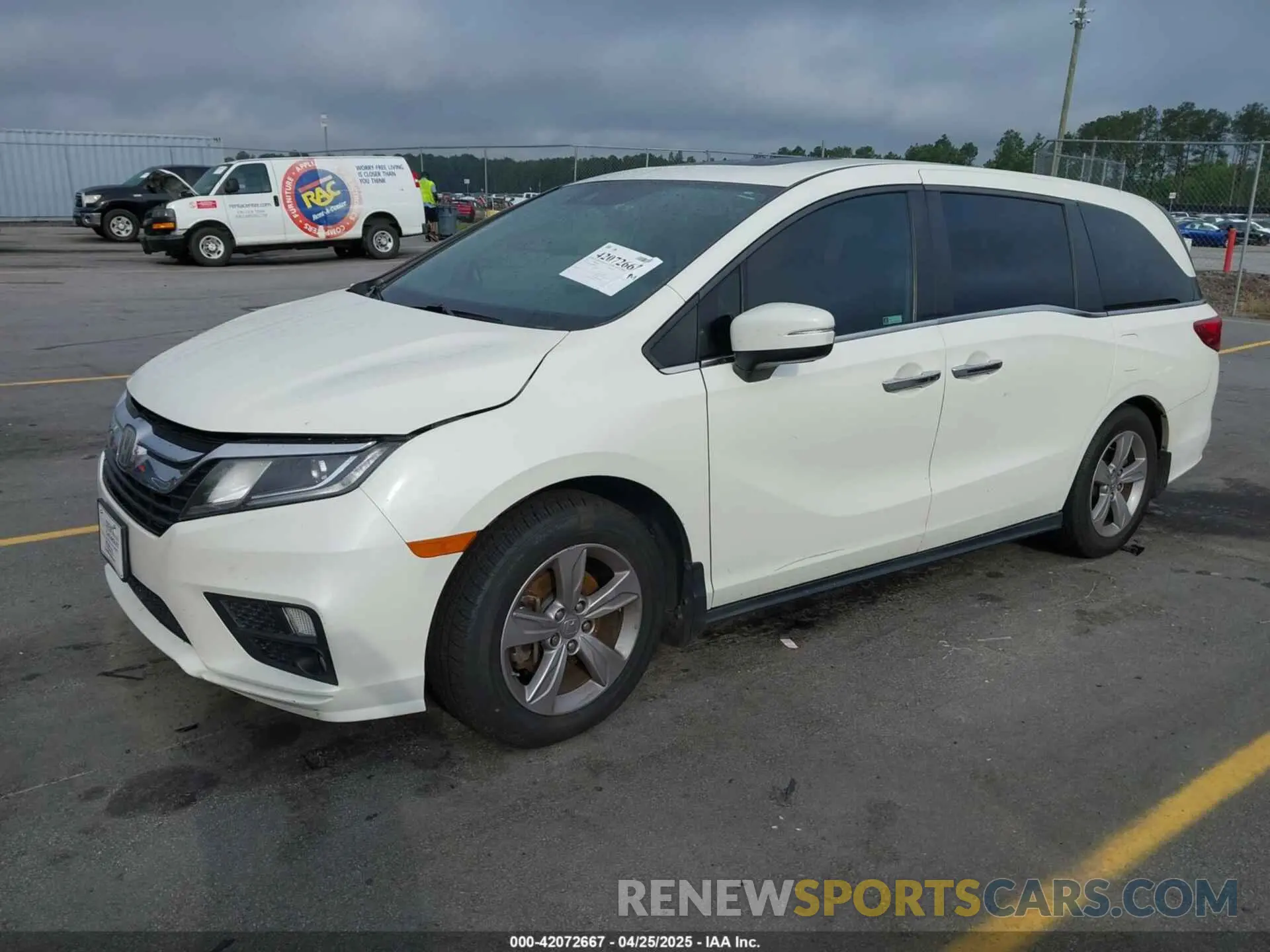 2 Фотография поврежденного автомобиля 5FNRL6H70KB083596 HONDA ODYSSEY 2019