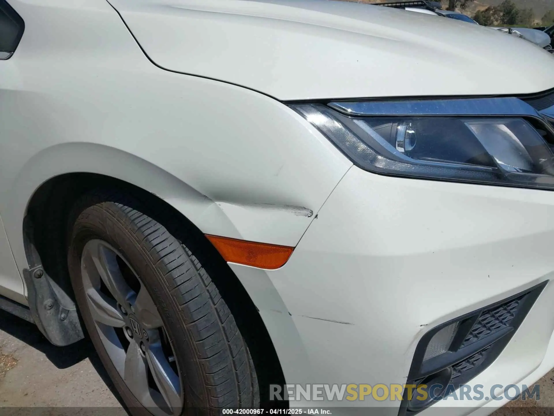 19 Фотография поврежденного автомобиля 5FNRL6H76KB066365 HONDA ODYSSEY 2019