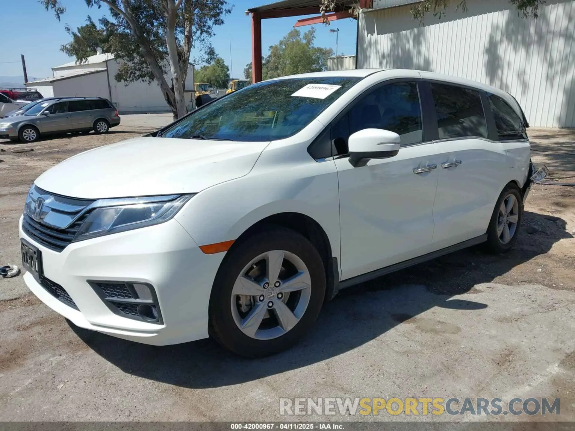 2 Фотография поврежденного автомобиля 5FNRL6H76KB066365 HONDA ODYSSEY 2019