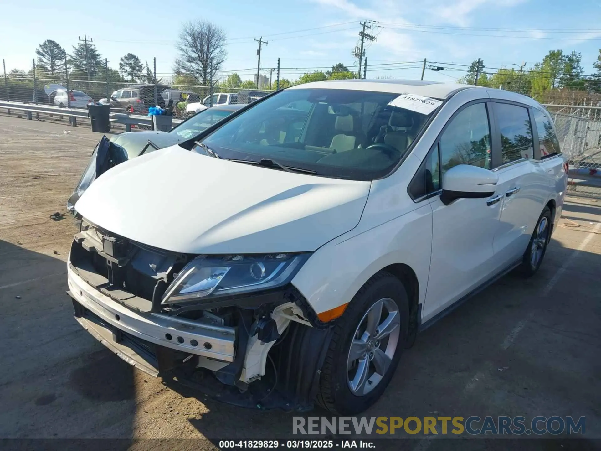 2 Фотография поврежденного автомобиля 5FNRL6H76KB090410 HONDA ODYSSEY 2019