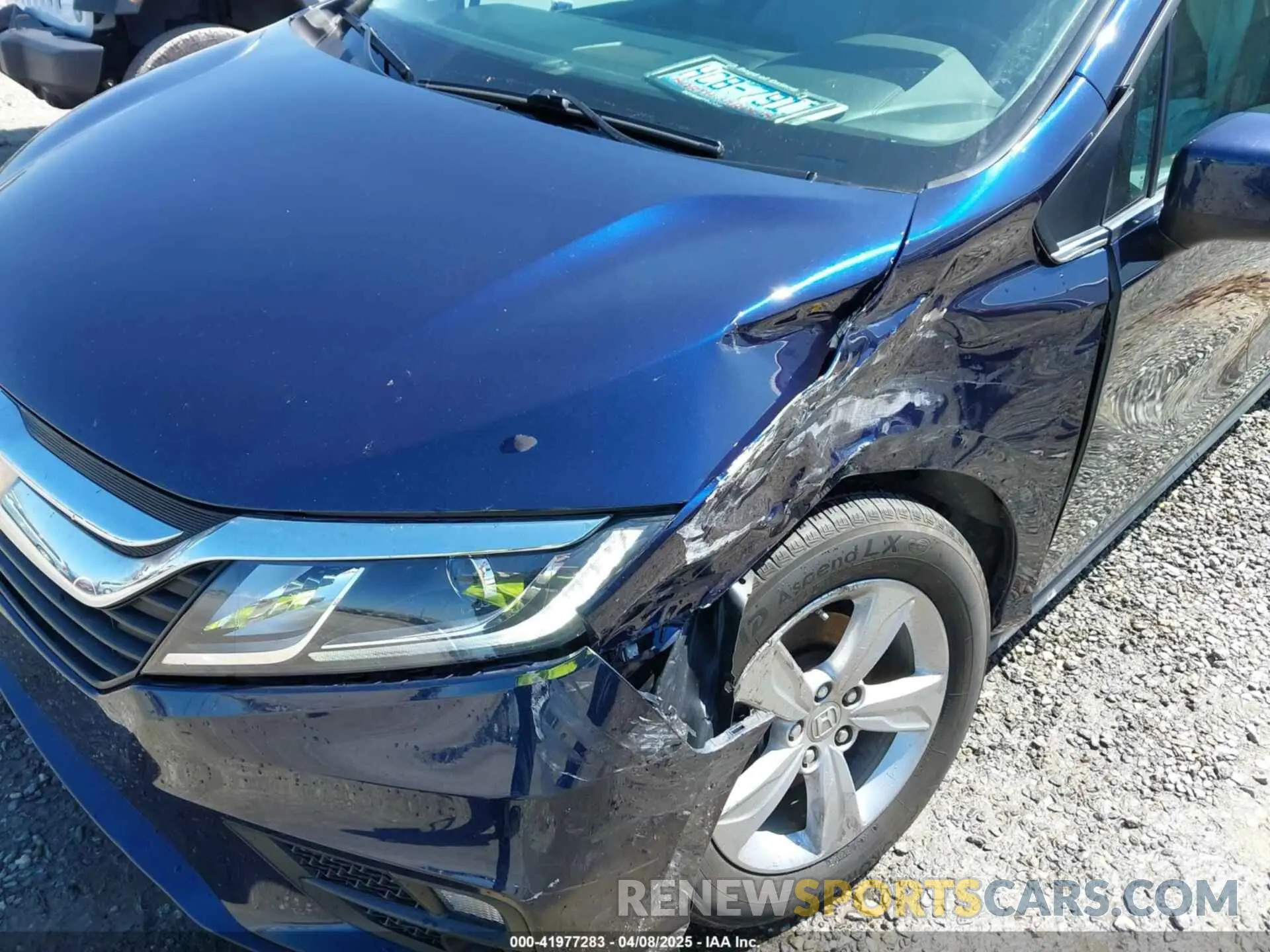 6 Photograph of a damaged car 5FNRL6H78KB124346 HONDA ODYSSEY 2019