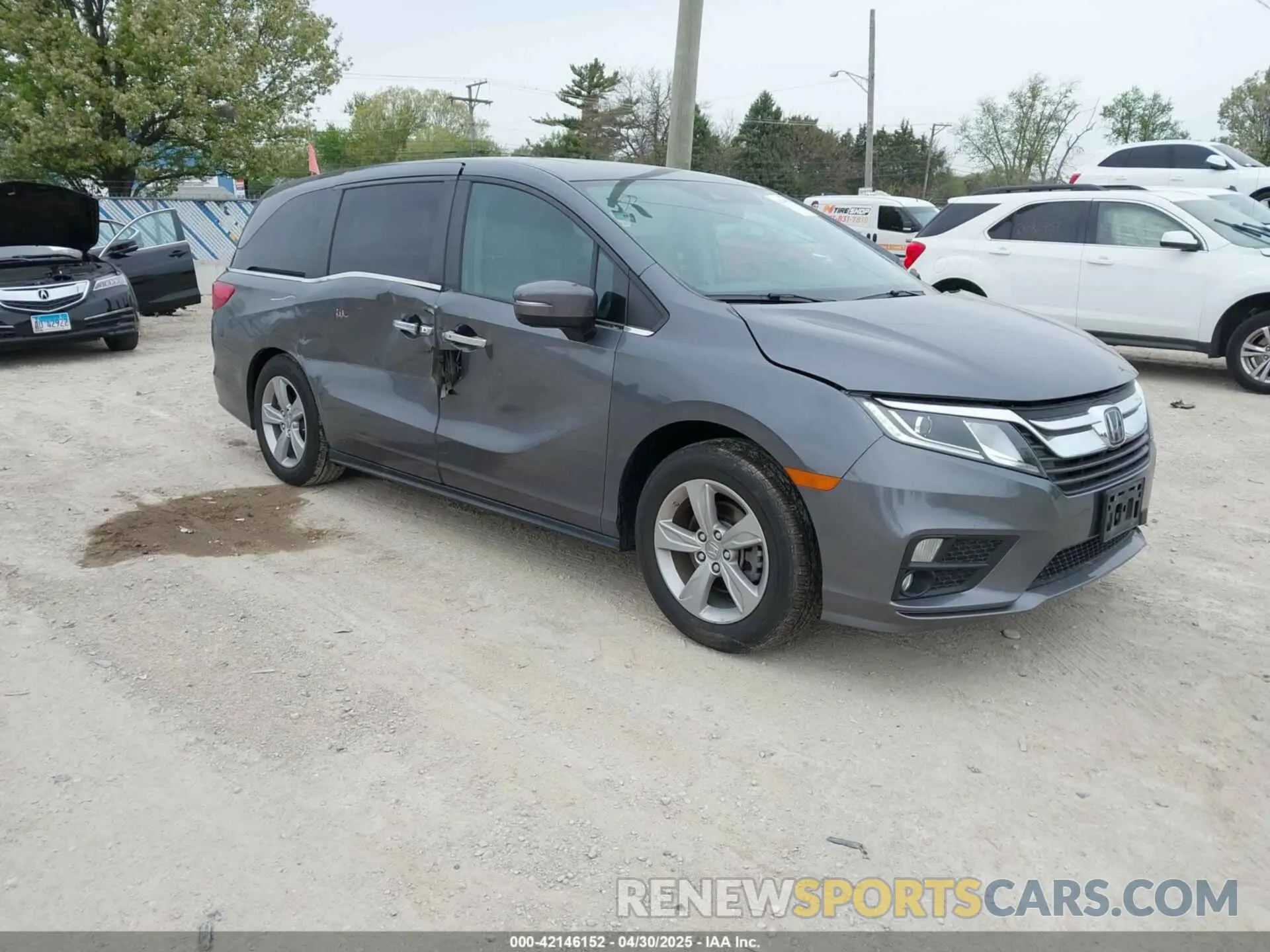 1 Photograph of a damaged car 5FNRL6H7XKB115938 HONDA ODYSSEY 2019