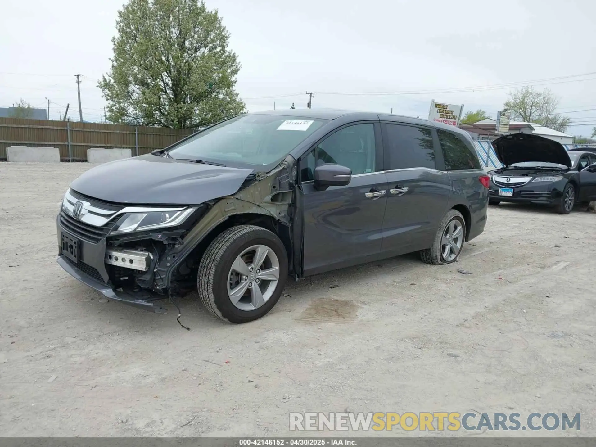 2 Photograph of a damaged car 5FNRL6H7XKB115938 HONDA ODYSSEY 2019