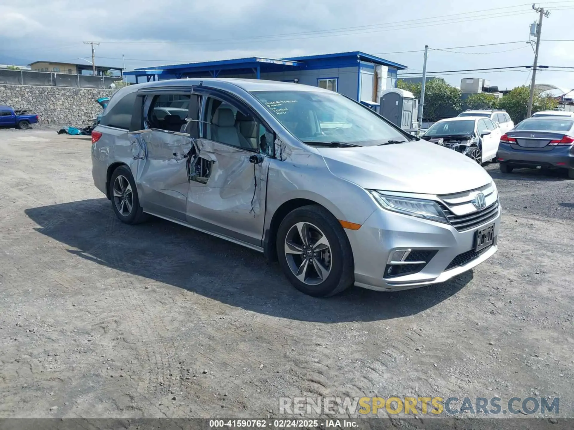 1 Фотография поврежденного автомобиля 5FNRL6H81KB070459 HONDA ODYSSEY 2019