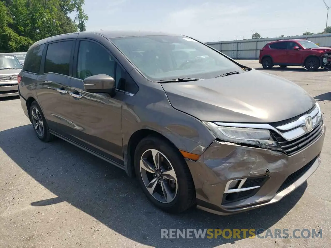 4 Фотография поврежденного автомобиля 5FNRL6H87KB098010 HONDA ODYSSEY 2019