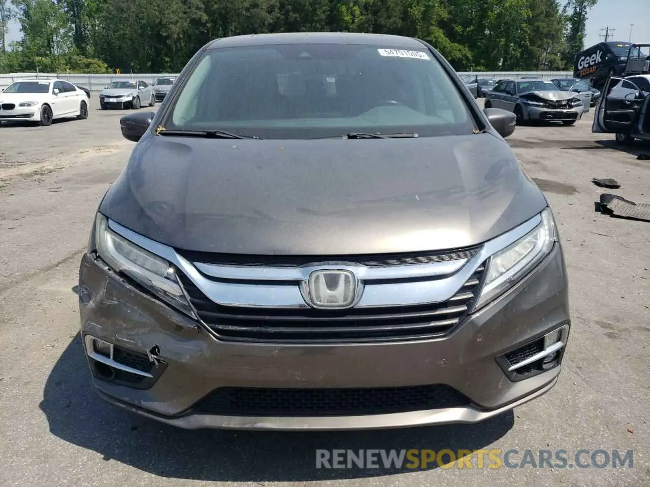 5 Фотография поврежденного автомобиля 5FNRL6H87KB098010 HONDA ODYSSEY 2019