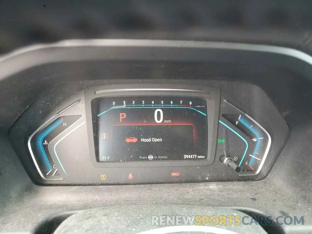 9 Фотография поврежденного автомобиля 5FNRL6H87KB098010 HONDA ODYSSEY 2019