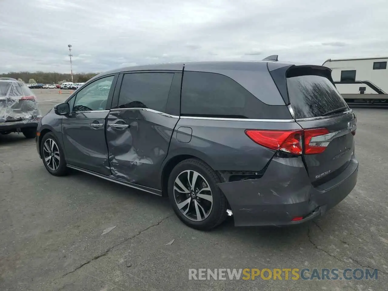 2 Фотография поврежденного автомобиля 5FNRL6H90KB059915 HONDA ODYSSEY 2019