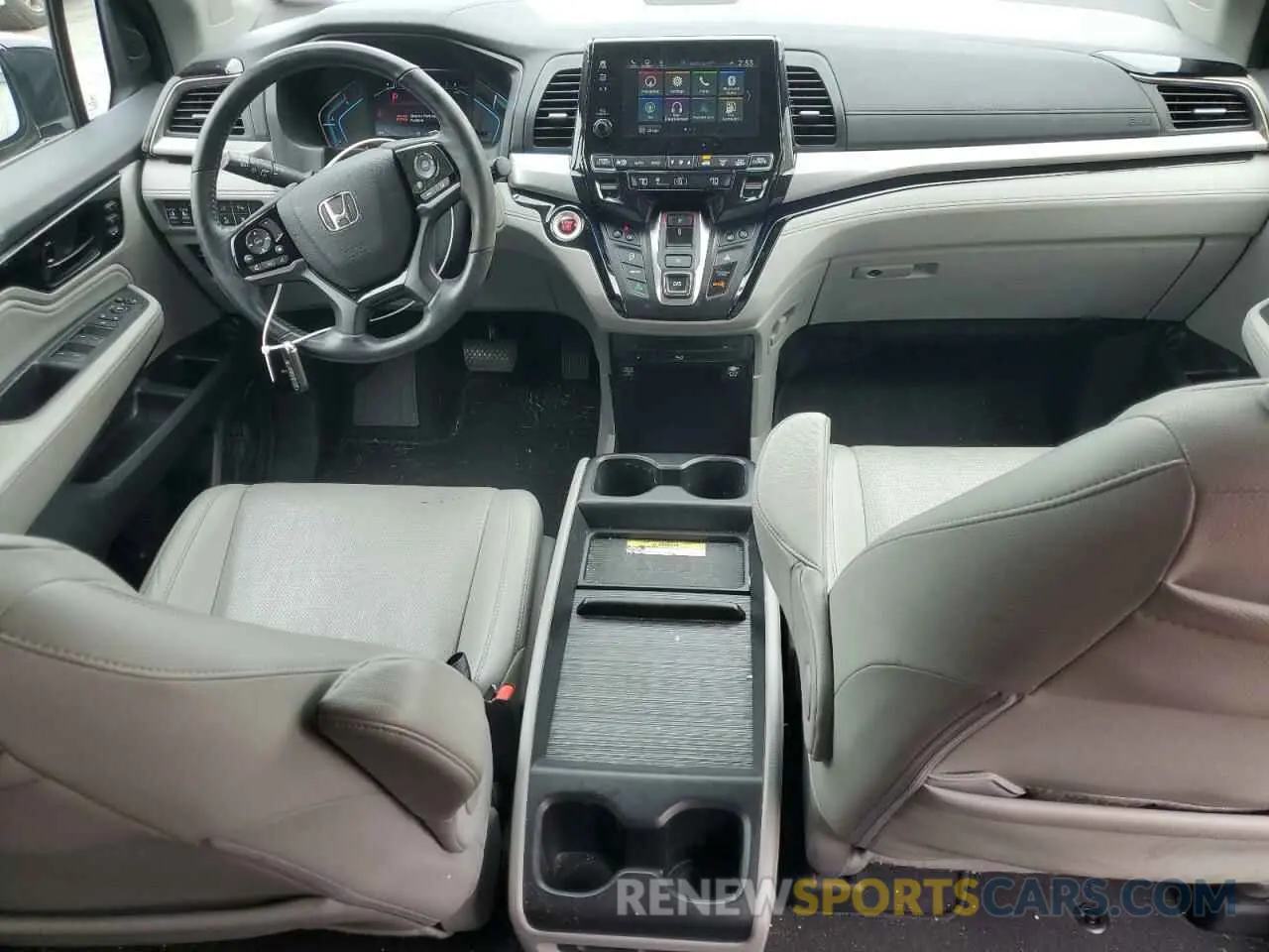 8 Фотография поврежденного автомобиля 5FNRL6H90KB059915 HONDA ODYSSEY 2019