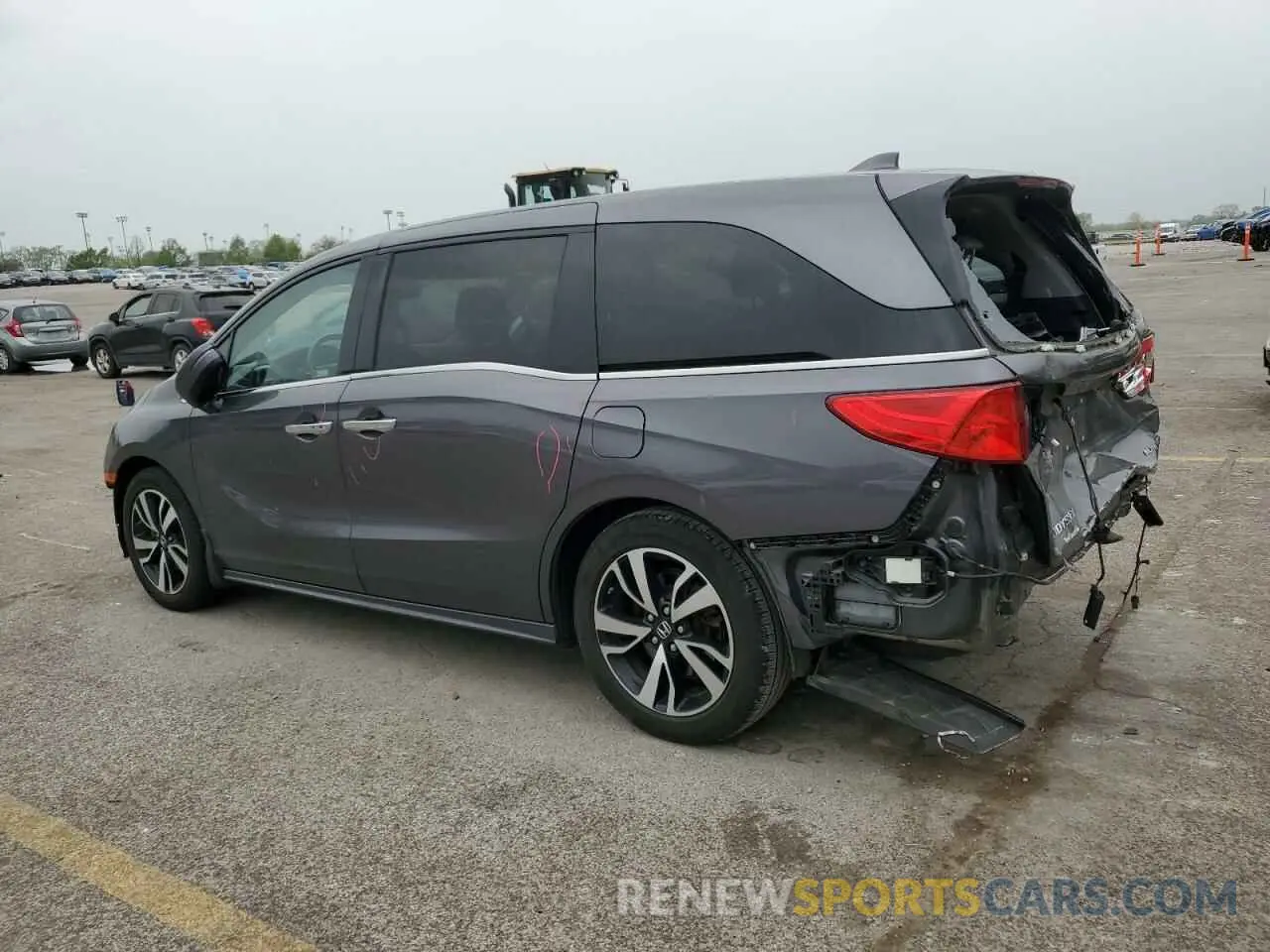 2 Photograph of a damaged car 5FNRL6H90KB114038 HONDA ODYSSEY 2019