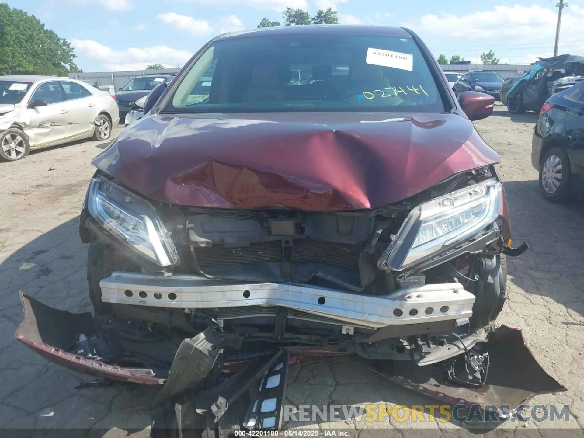 12 Photograph of a damaged car 5FNRL6H98KB027441 HONDA ODYSSEY 2019