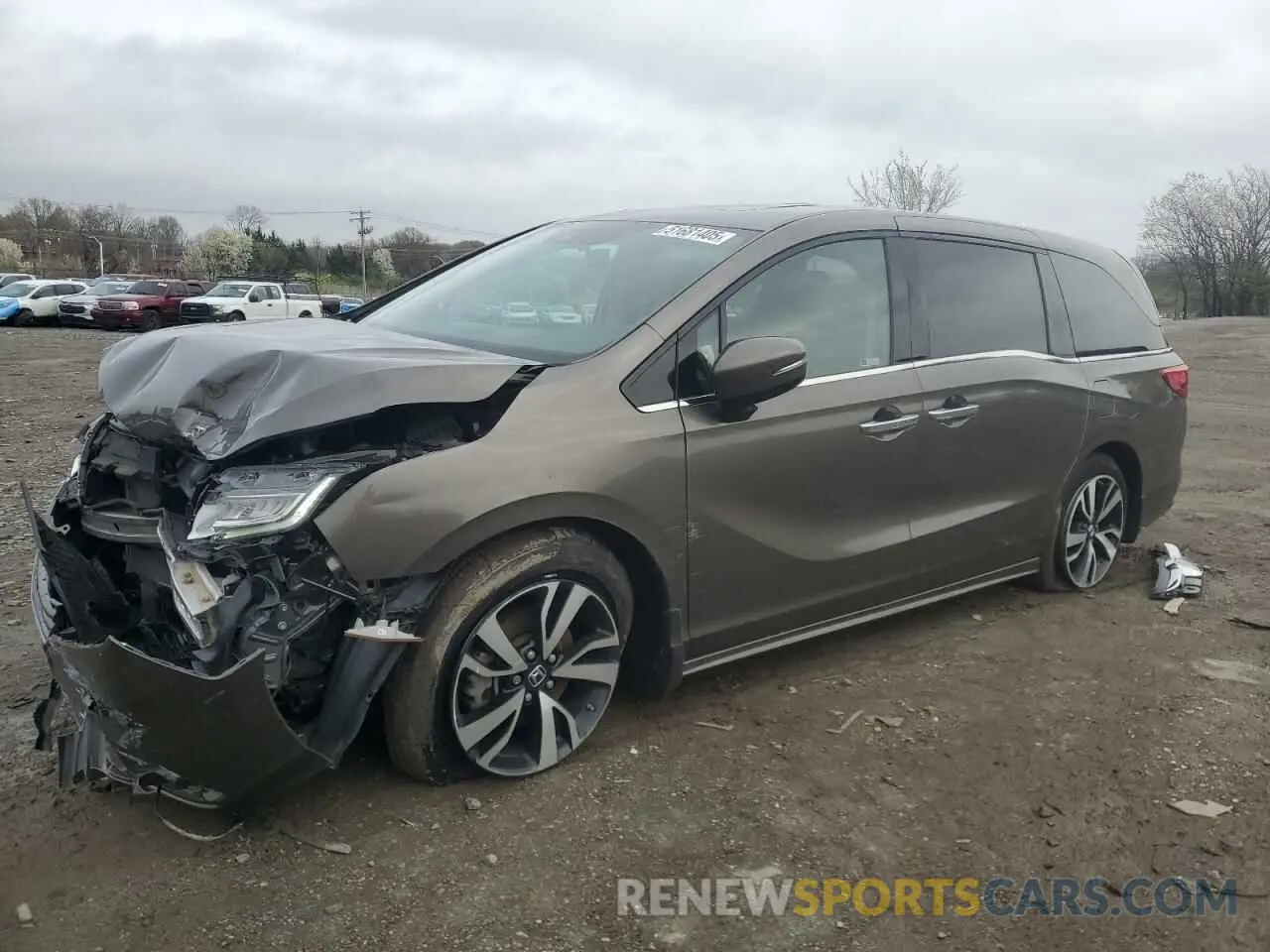 1 Фотография поврежденного автомобиля 5FNRL6H98KB067891 HONDA ODYSSEY 2019