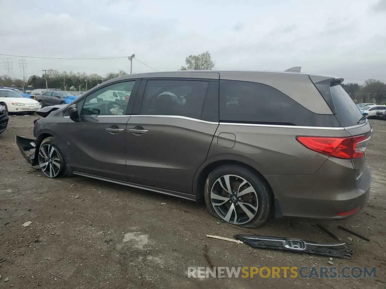 2 Фотография поврежденного автомобиля 5FNRL6H98KB067891 HONDA ODYSSEY 2019