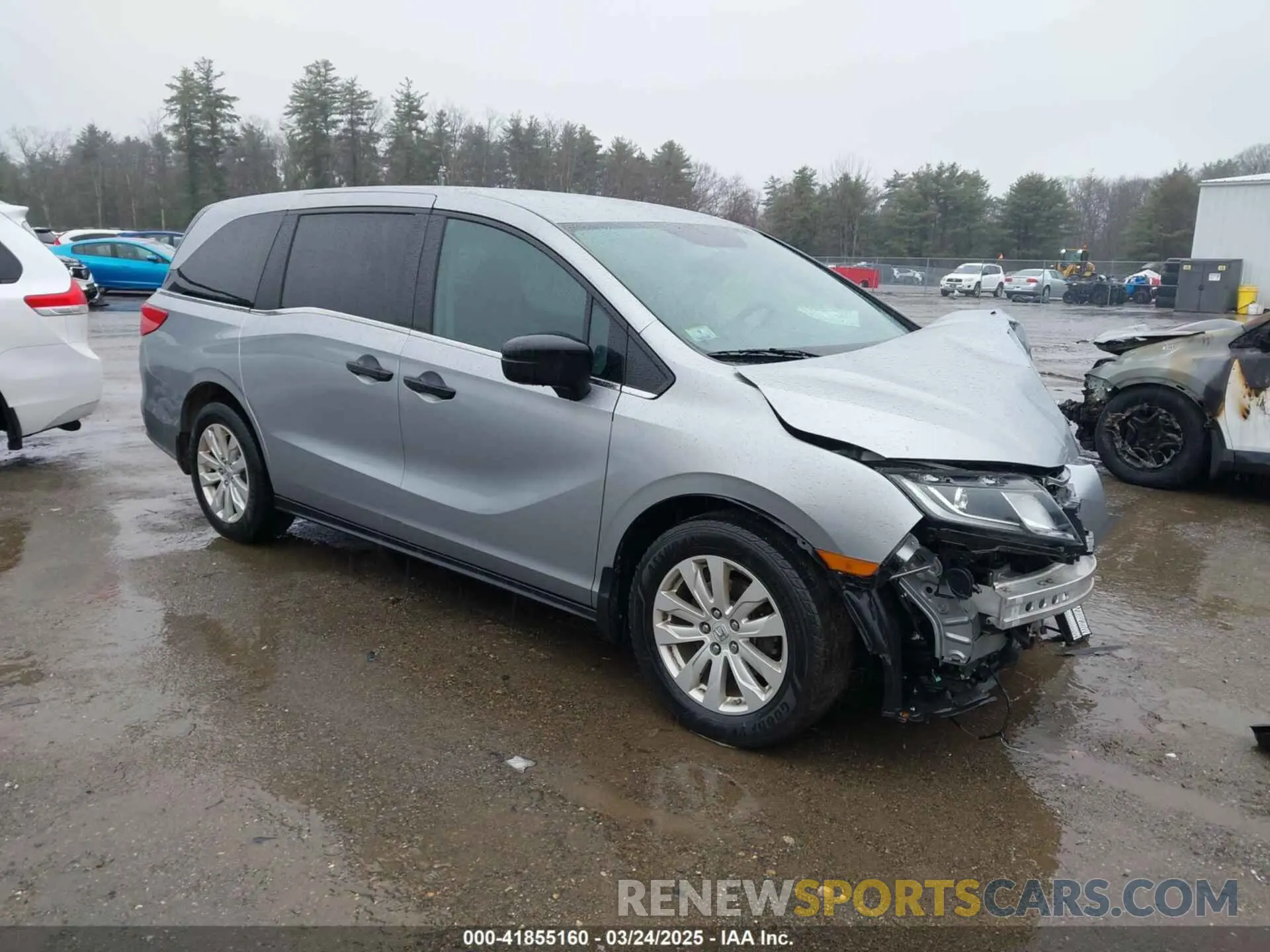 1 Фотография поврежденного автомобиля 5FNRL6H29LB050313 HONDA ODYSSEY 2020
