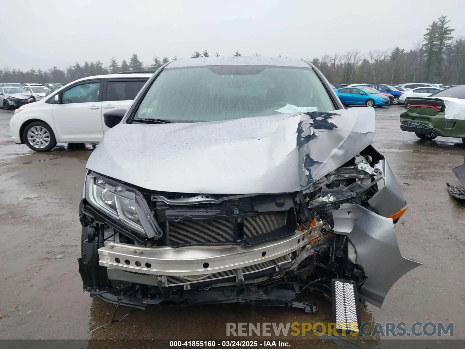 13 Фотография поврежденного автомобиля 5FNRL6H29LB050313 HONDA ODYSSEY 2020