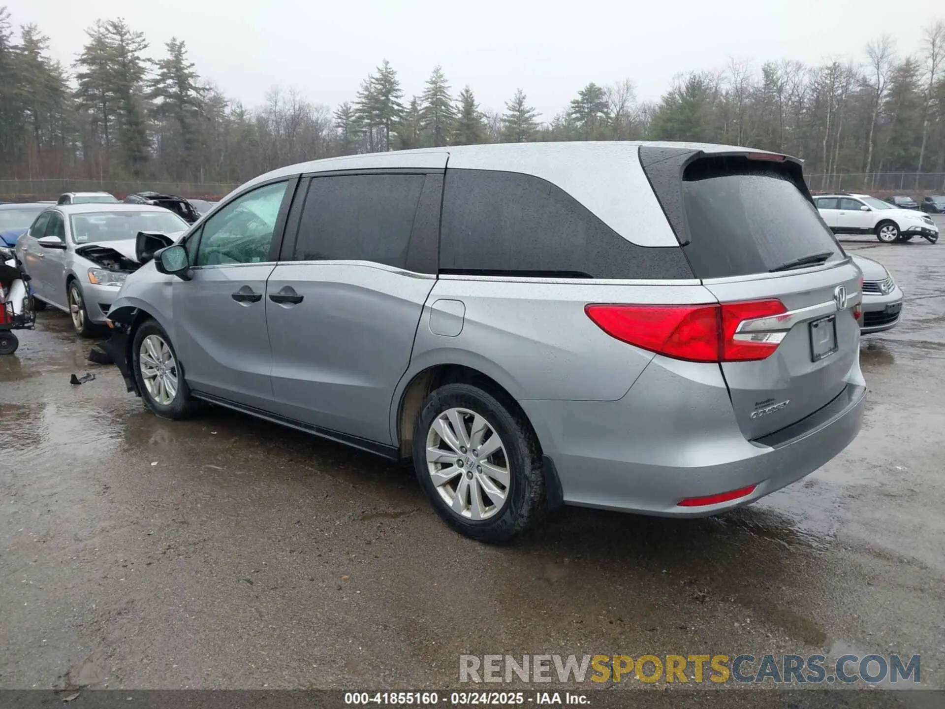 3 Фотография поврежденного автомобиля 5FNRL6H29LB050313 HONDA ODYSSEY 2020