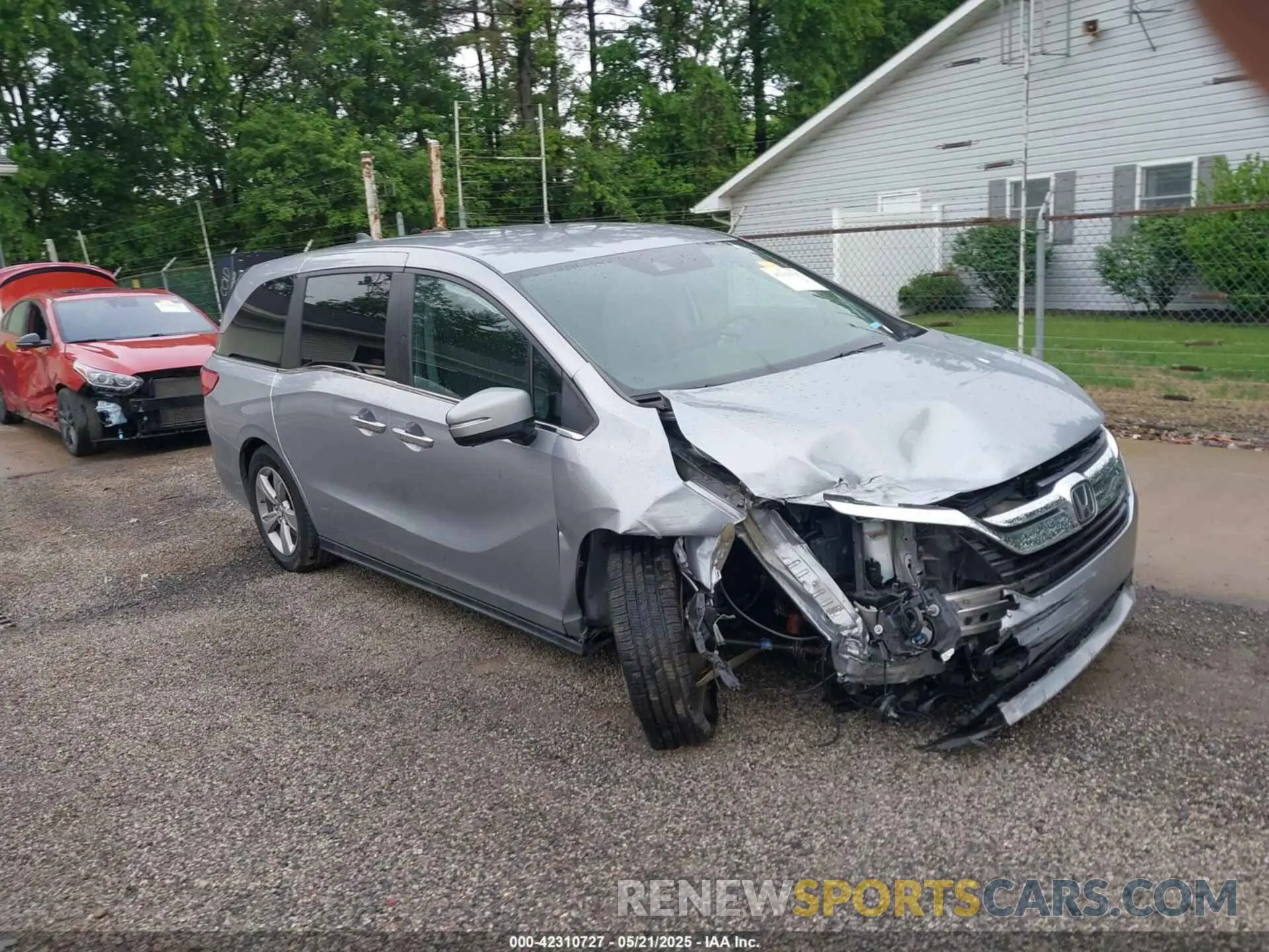 1 Фотография поврежденного автомобиля 5FNRL6H55LB056006 HONDA ODYSSEY 2020