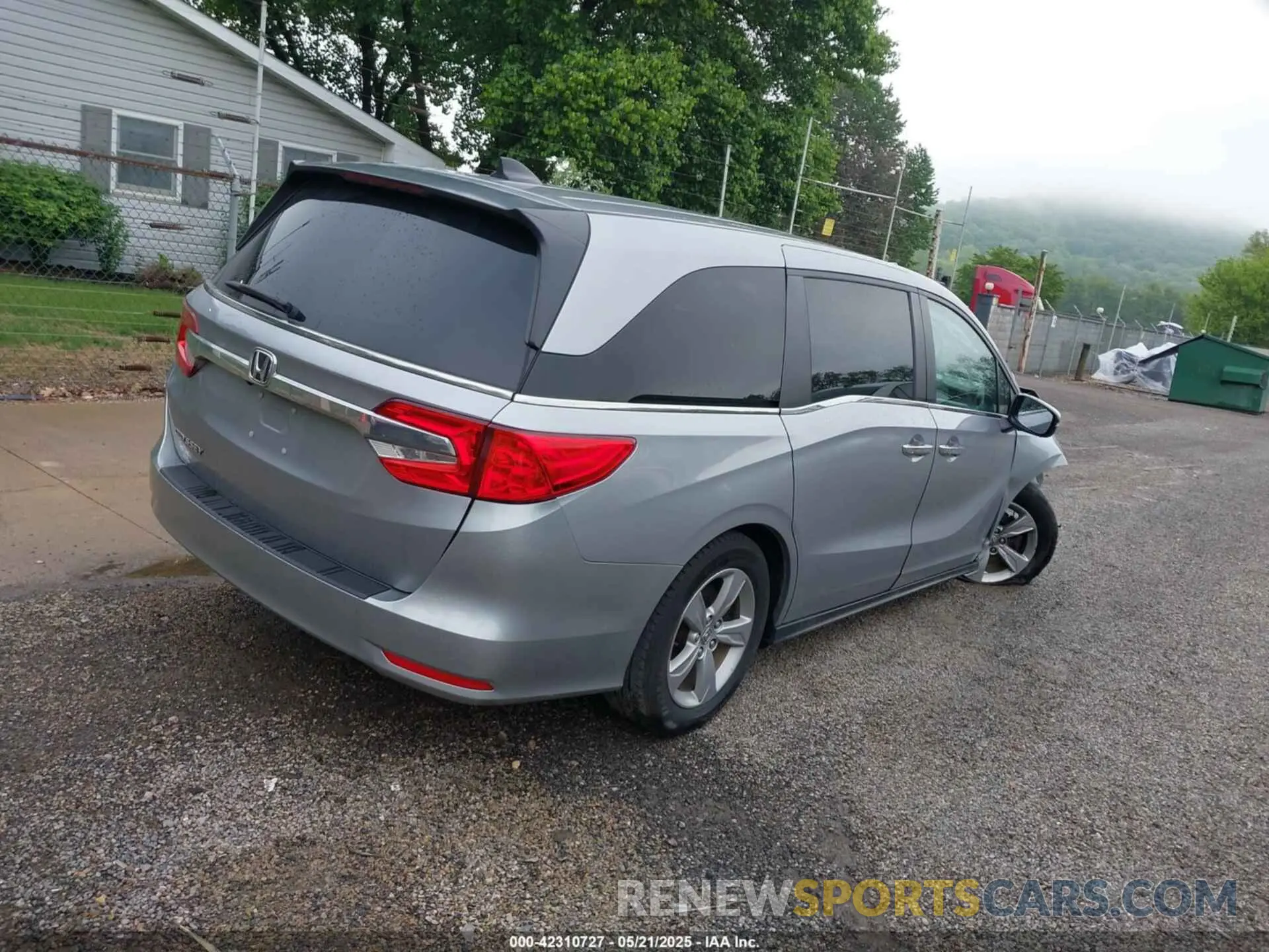 4 Фотография поврежденного автомобиля 5FNRL6H55LB056006 HONDA ODYSSEY 2020