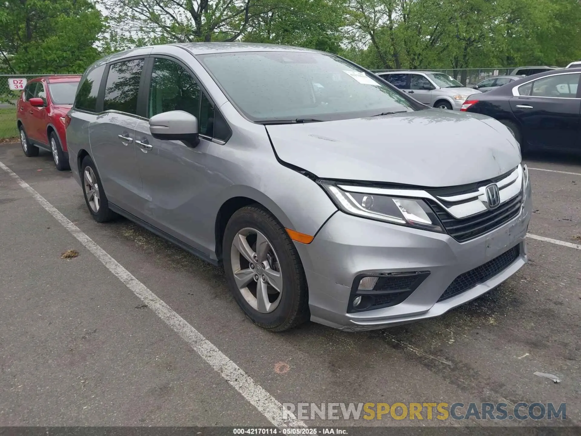 1 Фотография поврежденного автомобиля 5FNRL6H59LB044439 HONDA ODYSSEY 2020