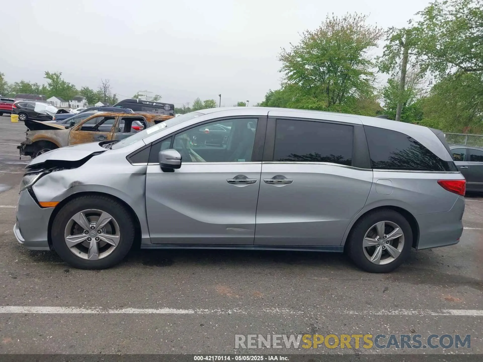 14 Фотография поврежденного автомобиля 5FNRL6H59LB044439 HONDA ODYSSEY 2020