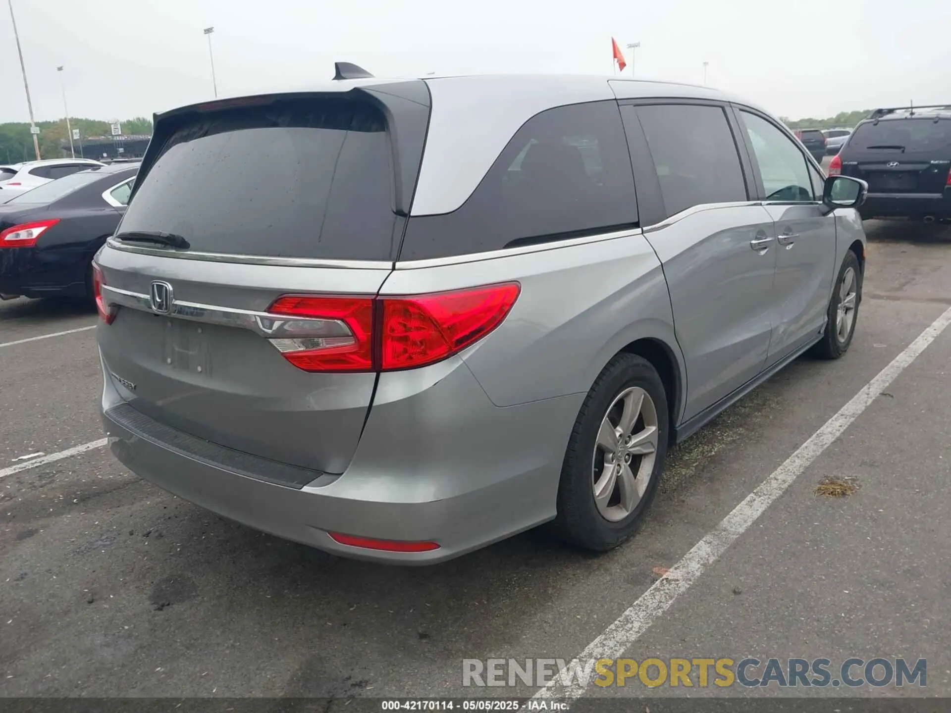 4 Фотография поврежденного автомобиля 5FNRL6H59LB044439 HONDA ODYSSEY 2020