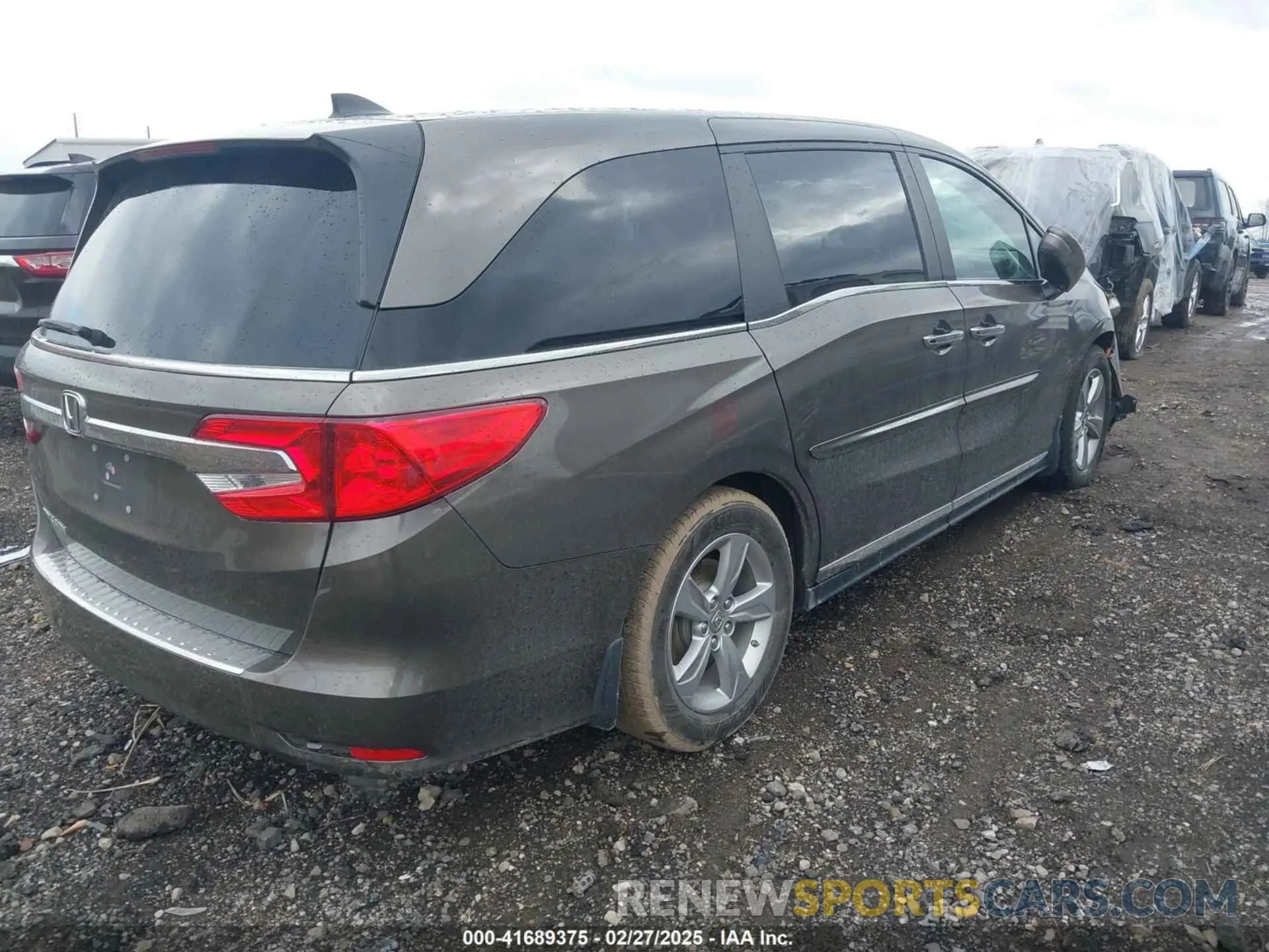 4 Фотография поврежденного автомобиля 5FNRL6H74LB024598 HONDA ODYSSEY 2020