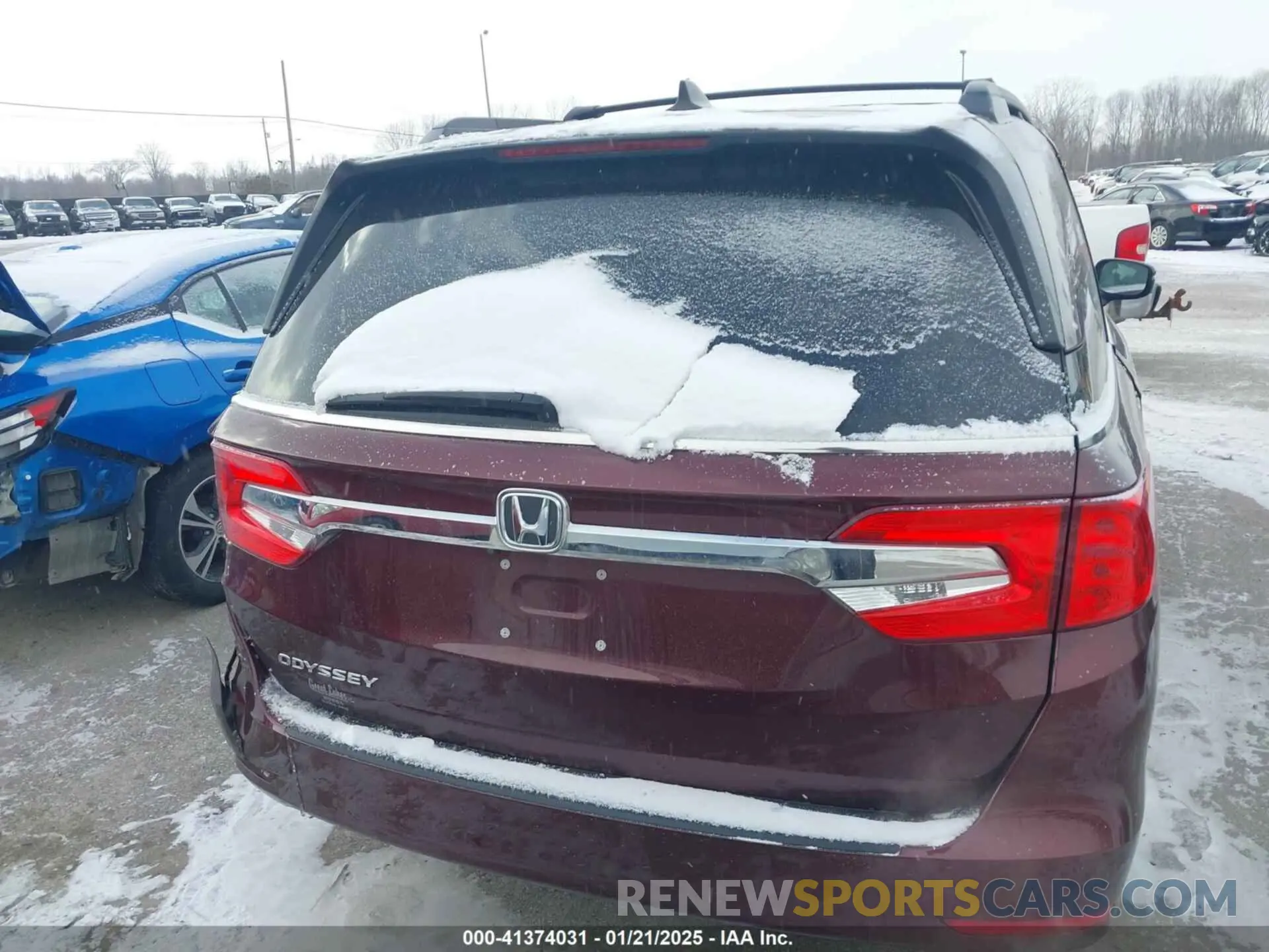 16 Фотография поврежденного автомобиля 5FNRL6H74LB058380 HONDA ODYSSEY 2020
