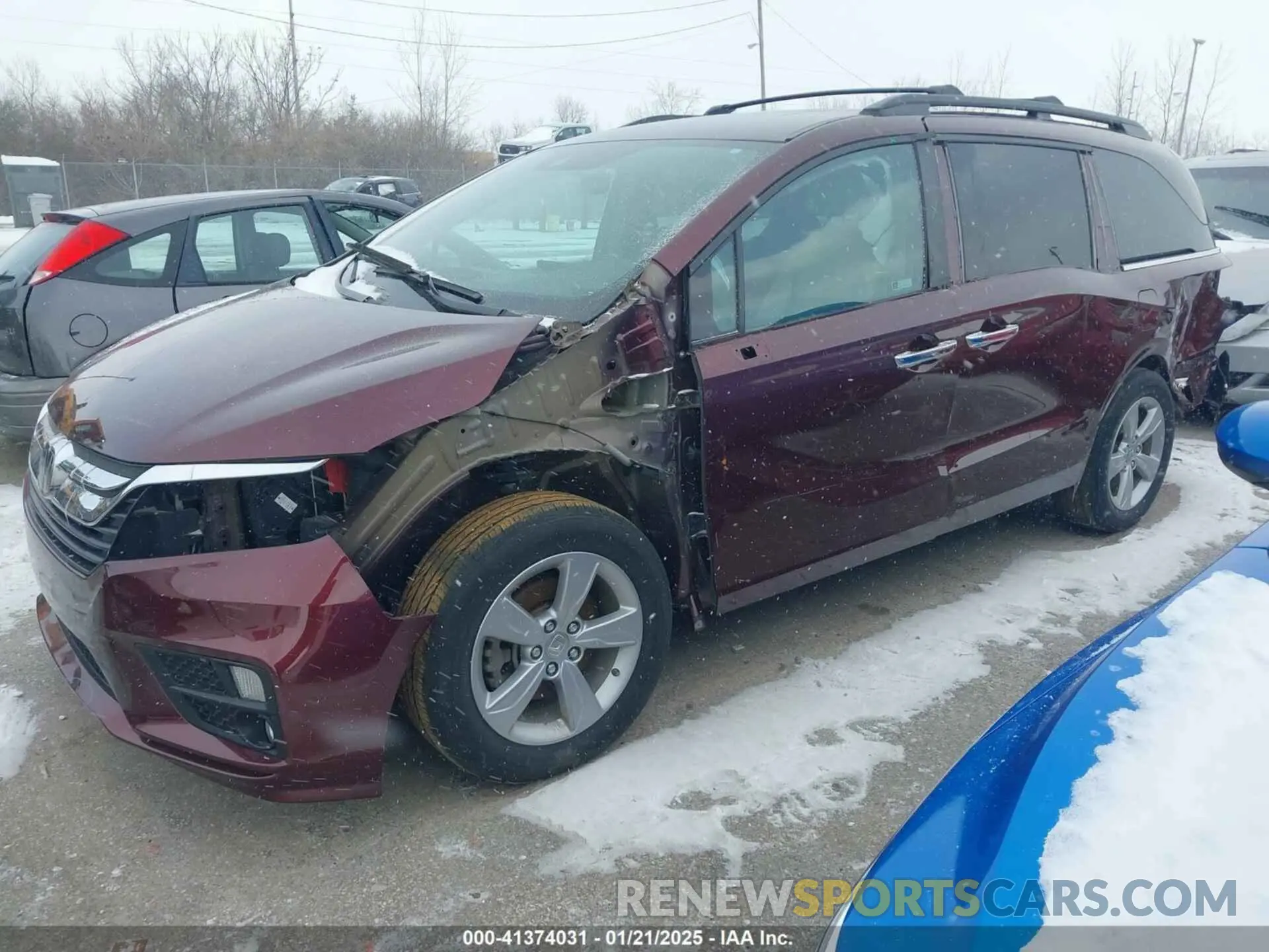 2 Фотография поврежденного автомобиля 5FNRL6H74LB058380 HONDA ODYSSEY 2020