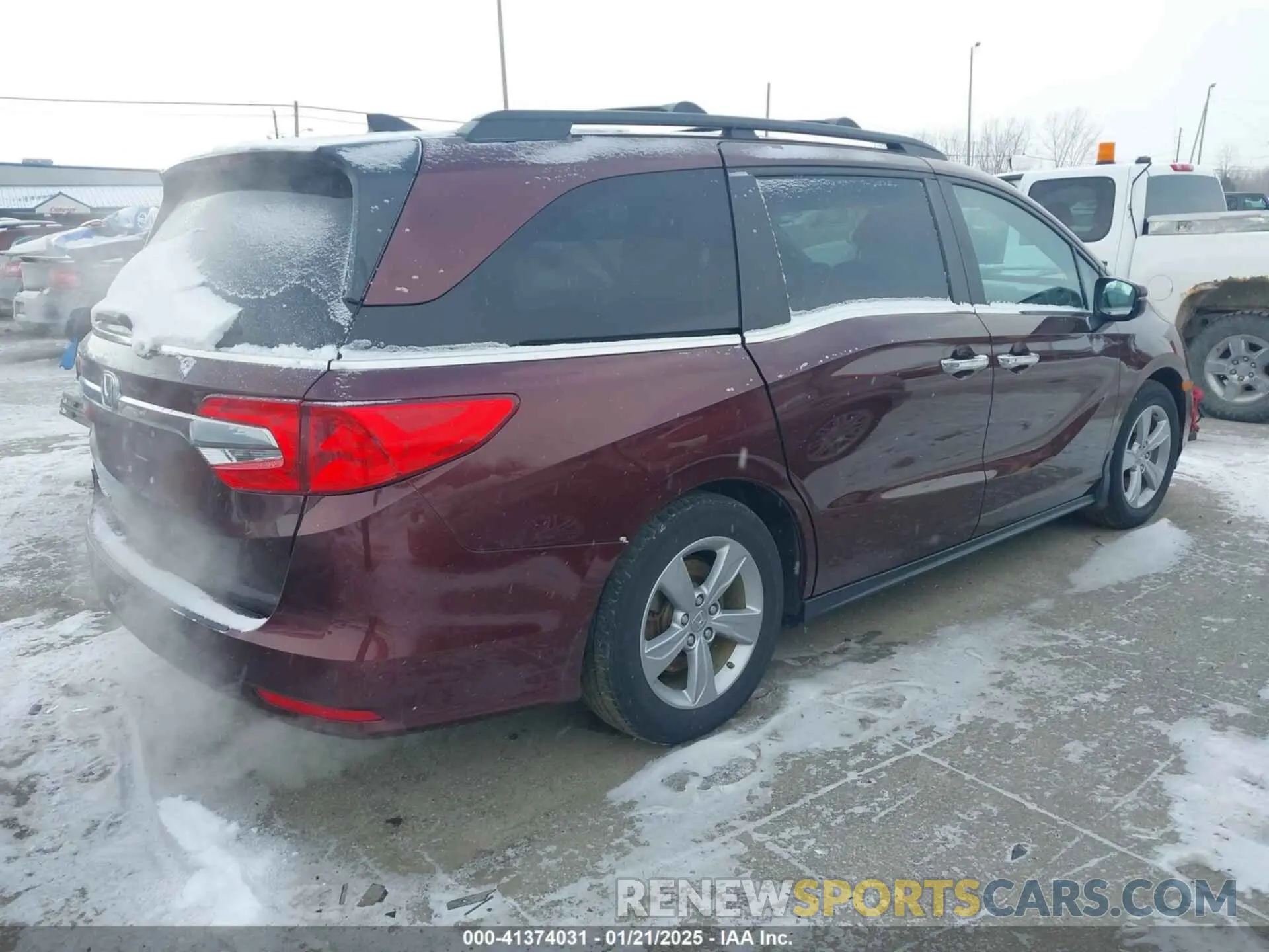 4 Фотография поврежденного автомобиля 5FNRL6H74LB058380 HONDA ODYSSEY 2020