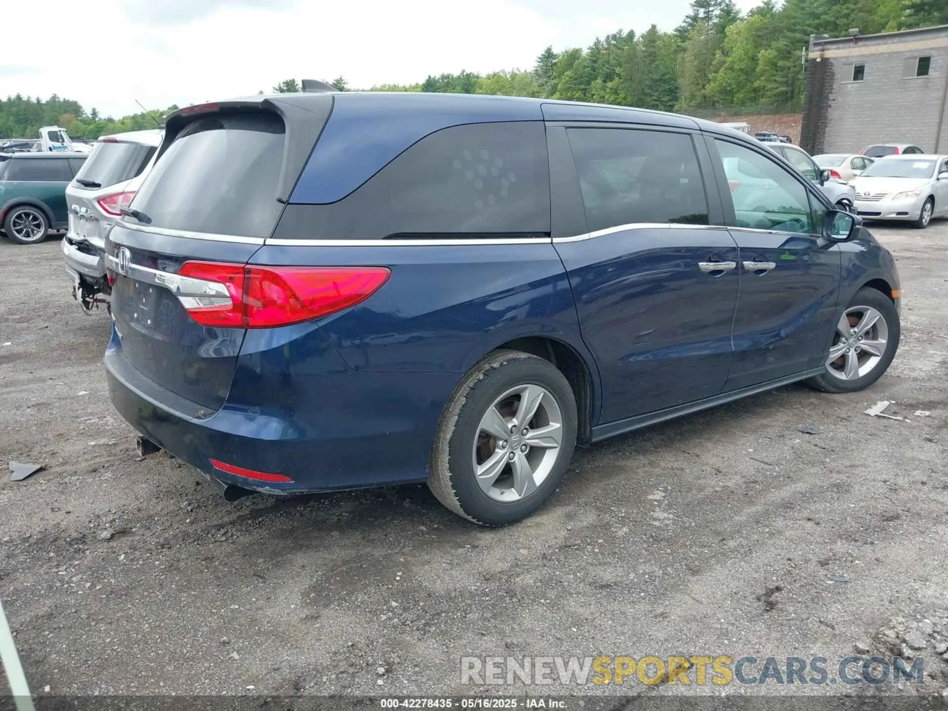 4 Фотография поврежденного автомобиля 5FNRL6H76LB032282 HONDA ODYSSEY 2020
