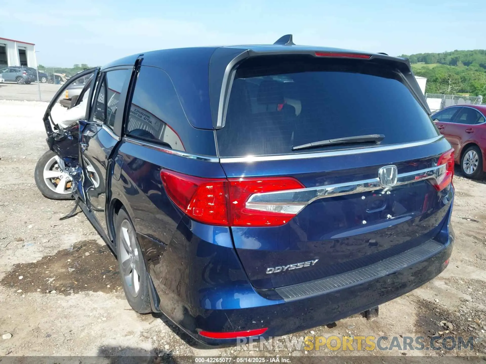 3 Фотография поврежденного автомобиля 5FNRL6H76LB039202 HONDA ODYSSEY 2020