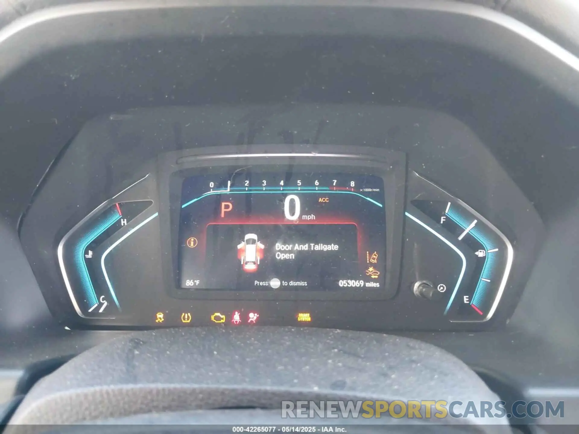 7 Фотография поврежденного автомобиля 5FNRL6H76LB039202 HONDA ODYSSEY 2020