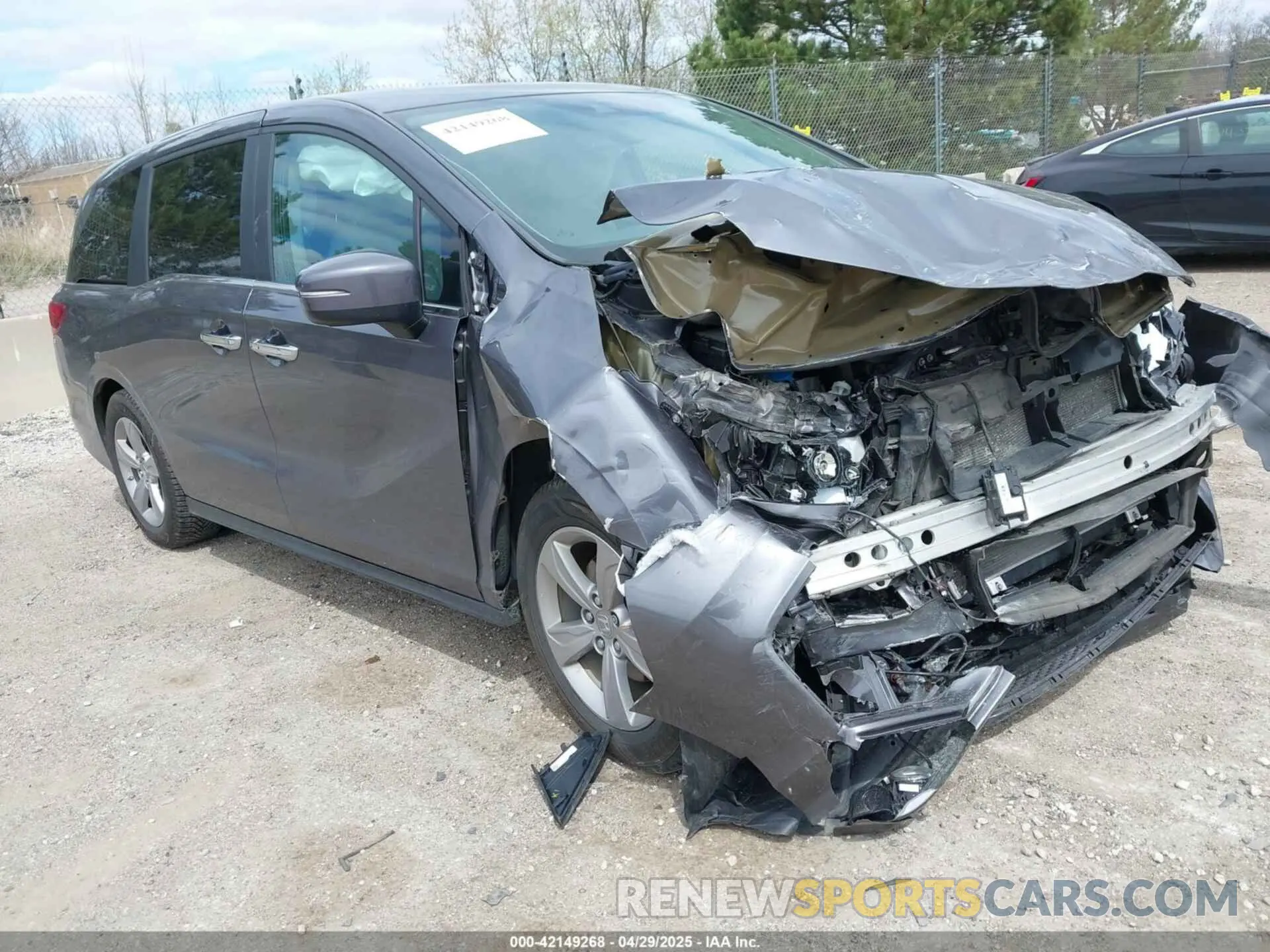 1 Фотография поврежденного автомобиля 5FNRL6H76LB062477 HONDA ODYSSEY 2020