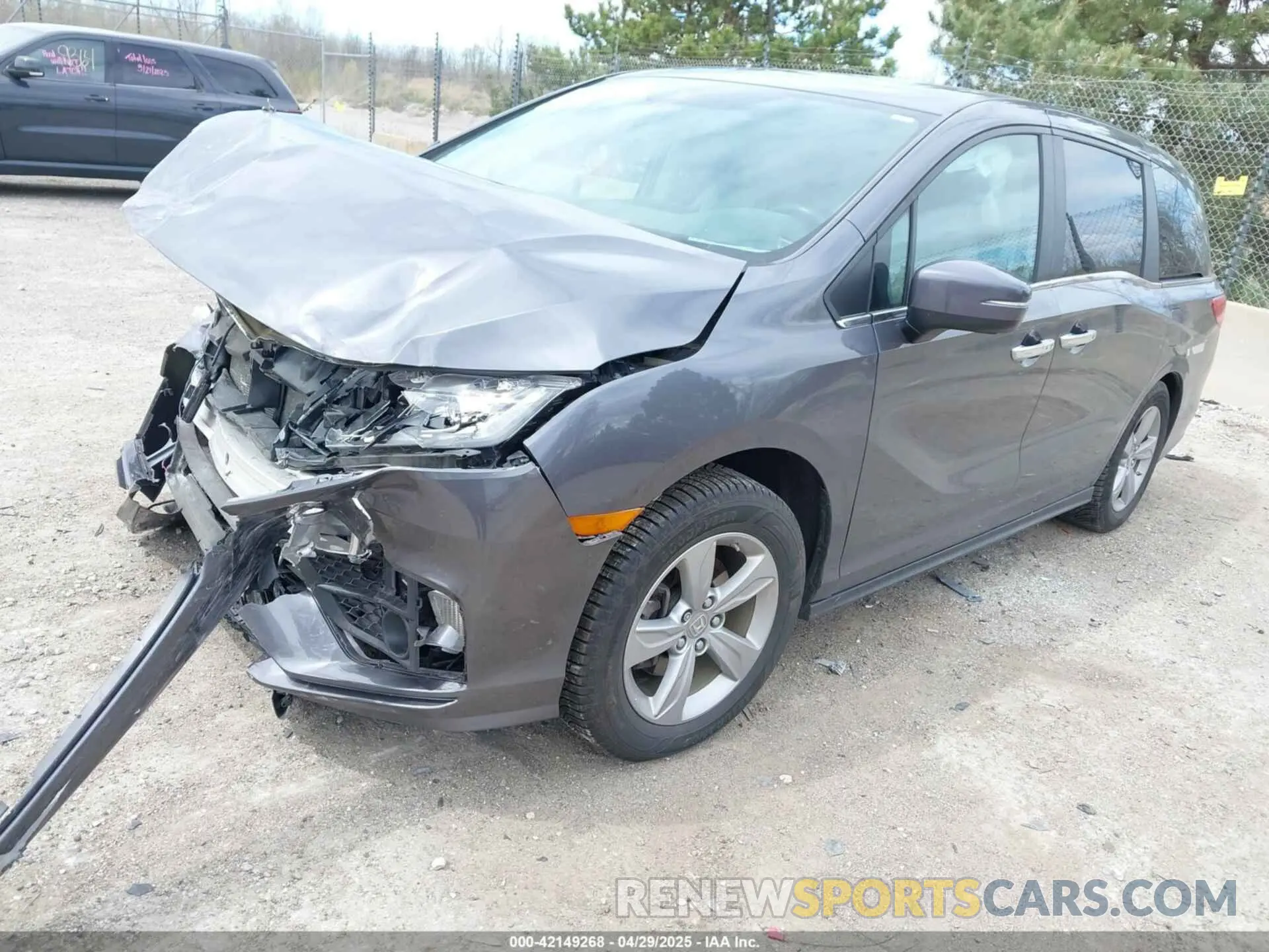 2 Фотография поврежденного автомобиля 5FNRL6H76LB062477 HONDA ODYSSEY 2020